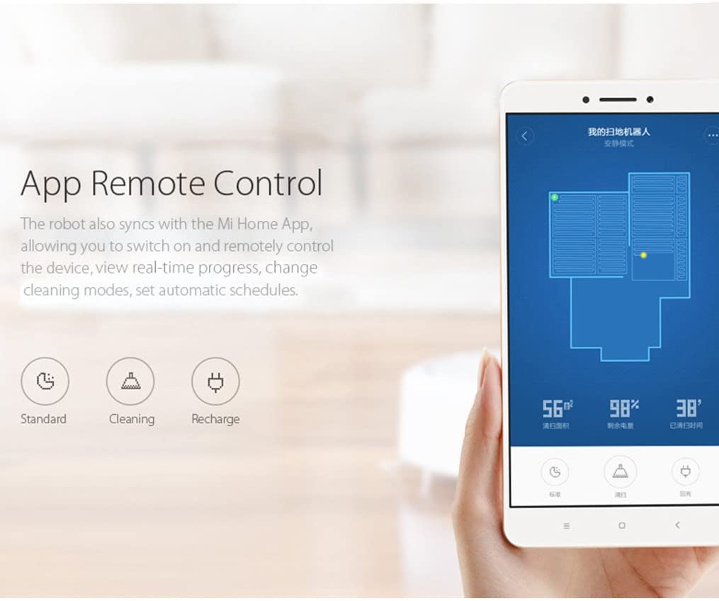 Aspirateur Xiaomi Mi Robot Vacuum application Aspirateur Xiaomi Mi Robot Vacuum application