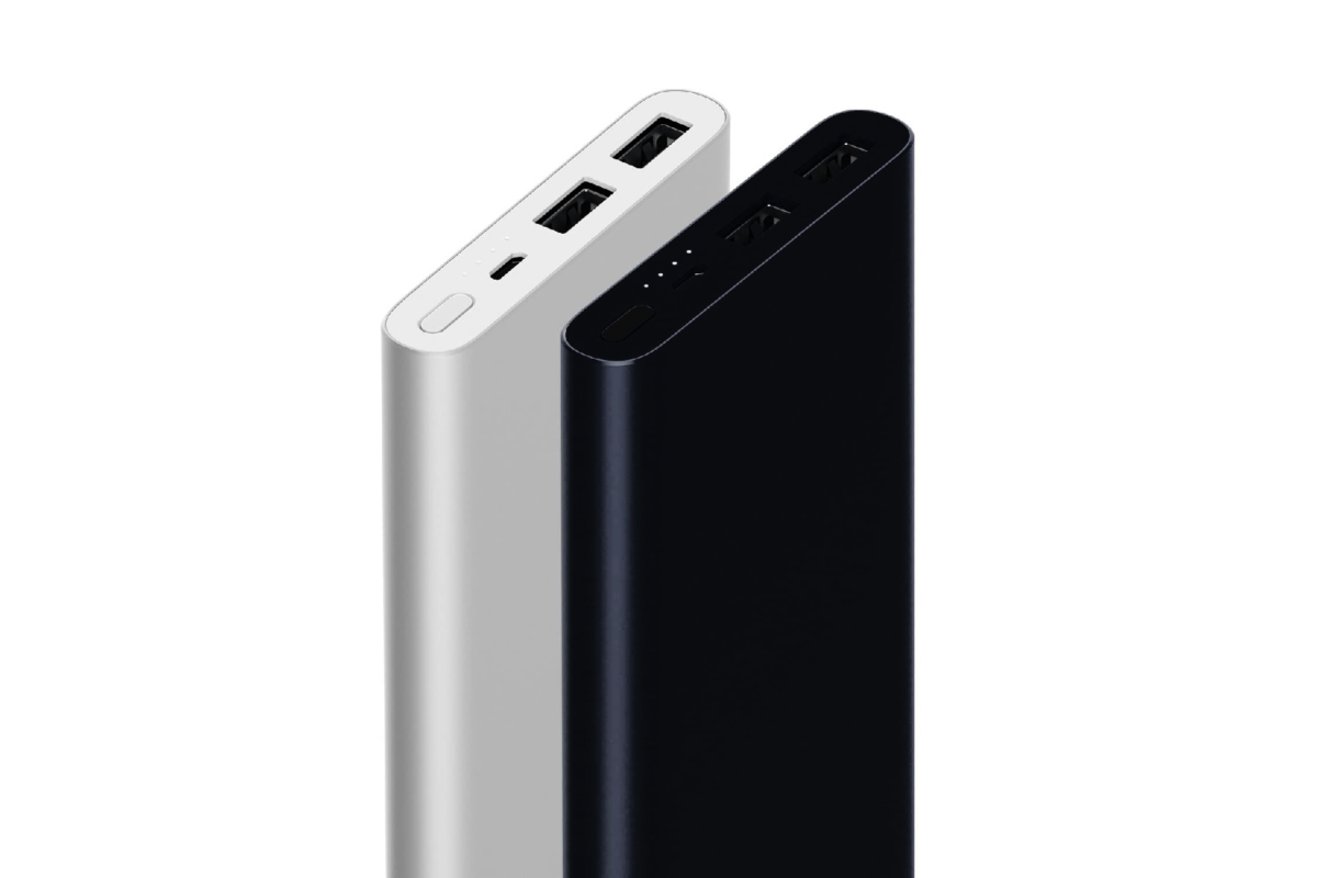 Batterie externe Xiaomi Mi Power Bank 2S 10000 mAh Noir et blache