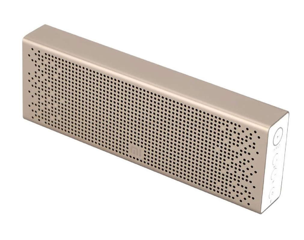 Mi Bluetooth Speaker Doré incliné Mi Bluetooth Speaker Couleur Or