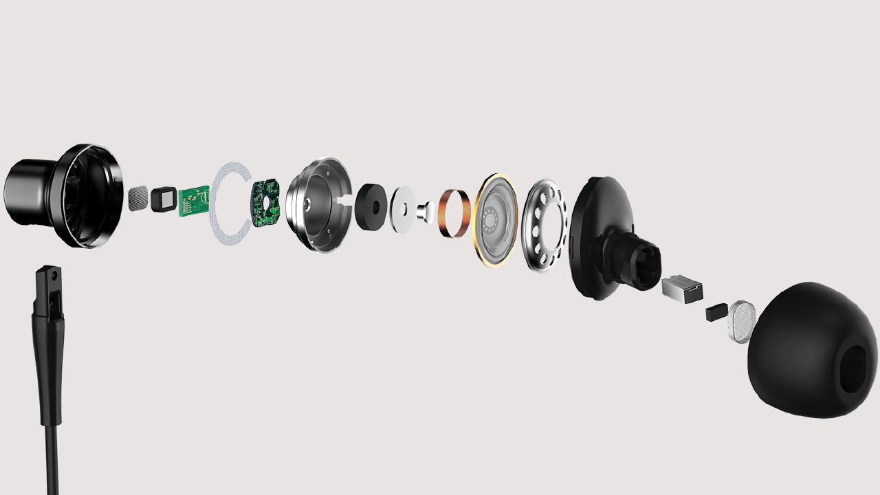 Xiaomi Mi Noise Cancelling Earphones Composition