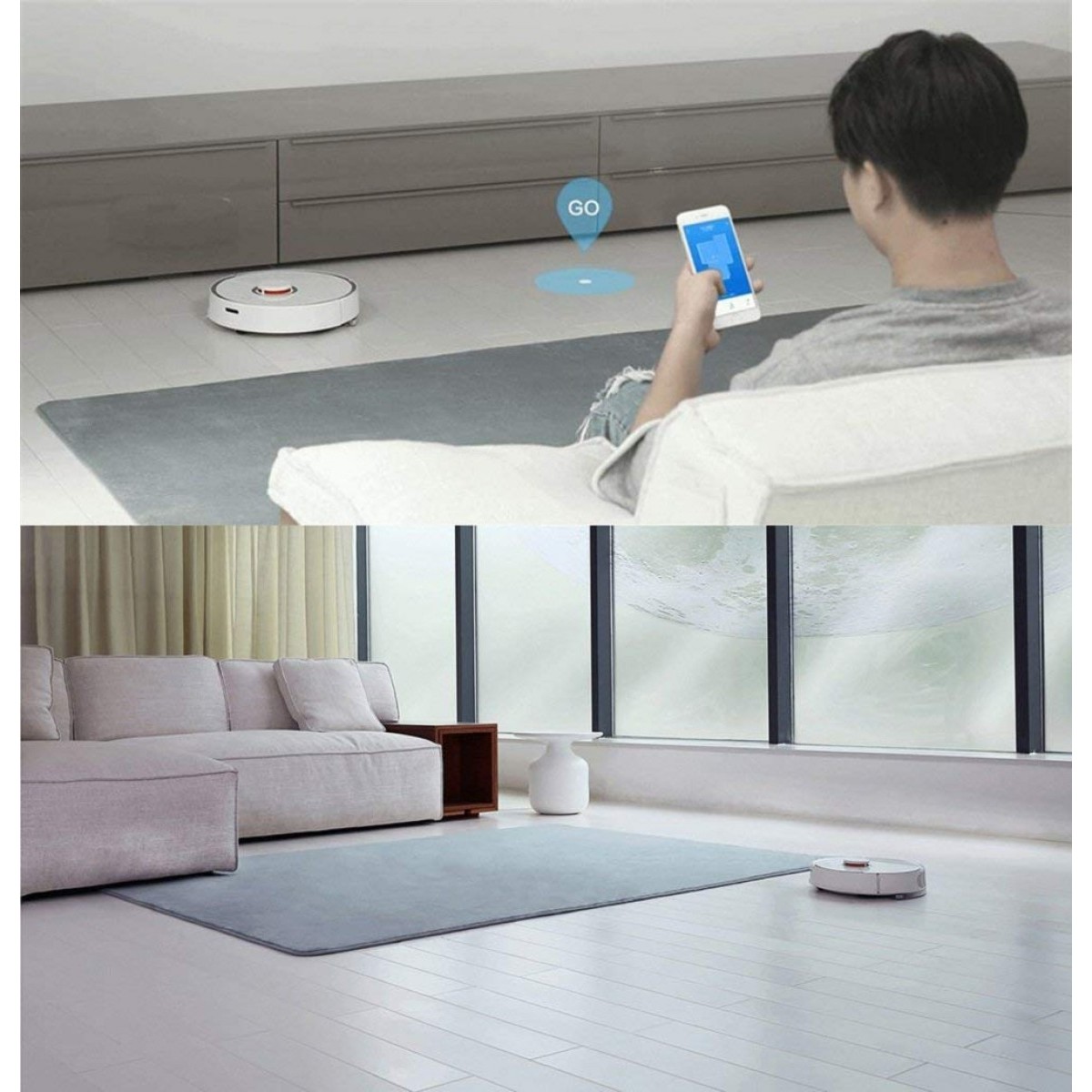 Xiaomi Mi Robot Vacuum Controle par smartphone Xiaomi Mi Robot Vacuum Controle par smartphone