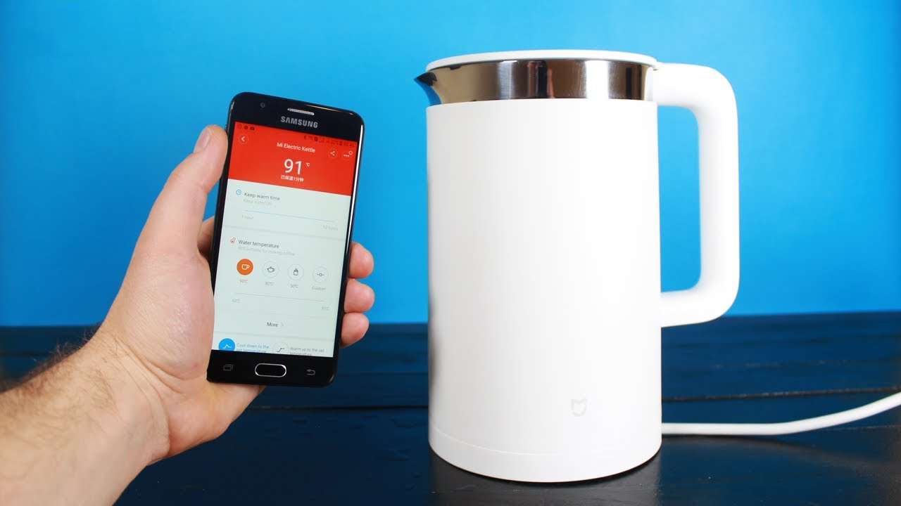 Xiaomi Mi Smart Kettle application Bouilloire connectée Xiaomi Mi Smart Kettle application