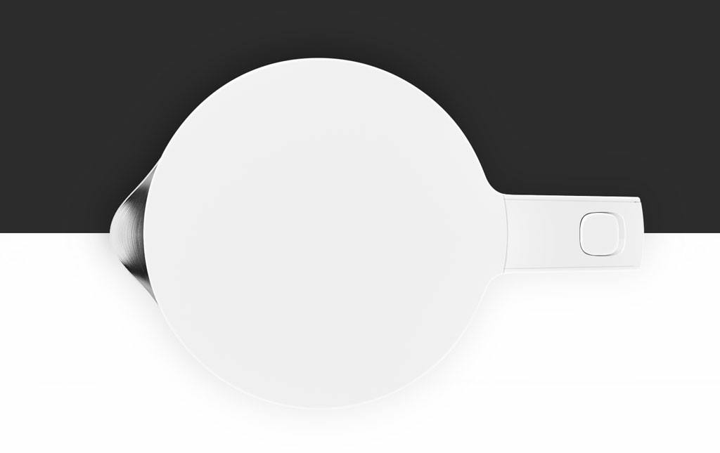 Xiaomi Mi Smart Kettle vue de haut Bouilloire connectée Xiaomi Mi Smart Kettle vue de haut