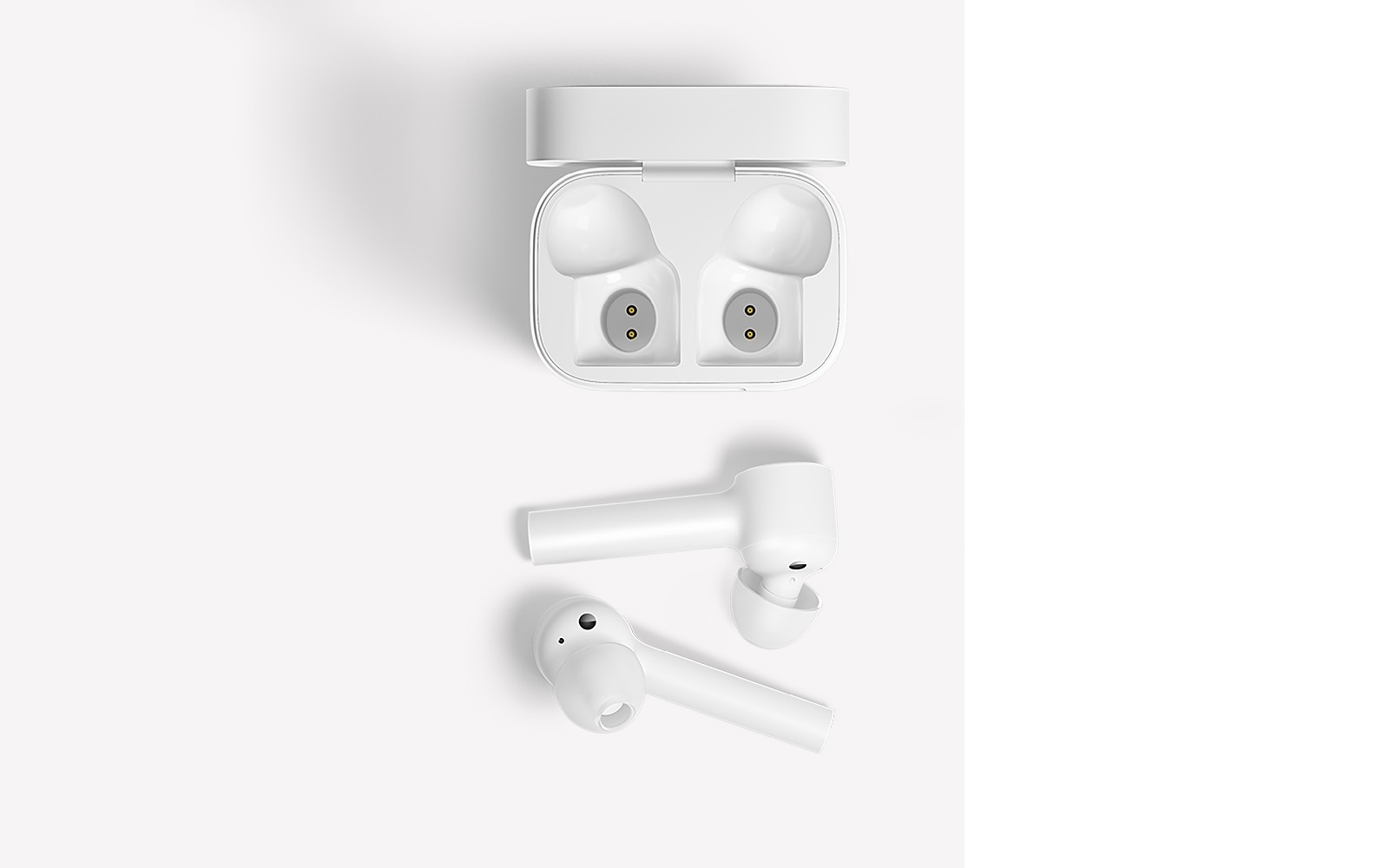 Xiaomi Mi True Wireless Earphones Blanc avec boite de charge Xiaomi Mi True Wireless Earphones Blanc avec boite de charge