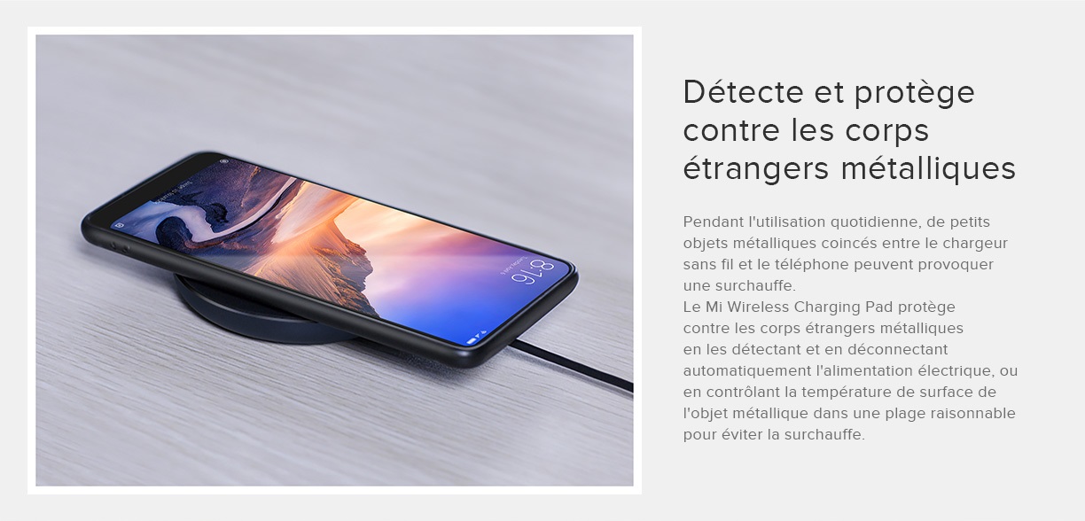 Chargeur sans Fil Xiaomi Mi Wireless Charging Pad Chargeur sans Fil Xiaomi Mi Wireless Charging Pad | Mi Mada Store