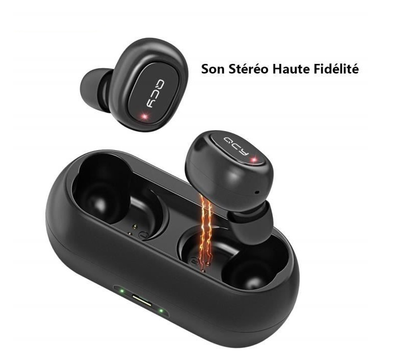 Ecouteur Xiaomi QCY T1 (T1C) True wireless binaural Bluetooth headset Ecouteur Xiaomi QCY T1 (T1C) True wireless binaural Bluetooth headset | Mi Mada Store