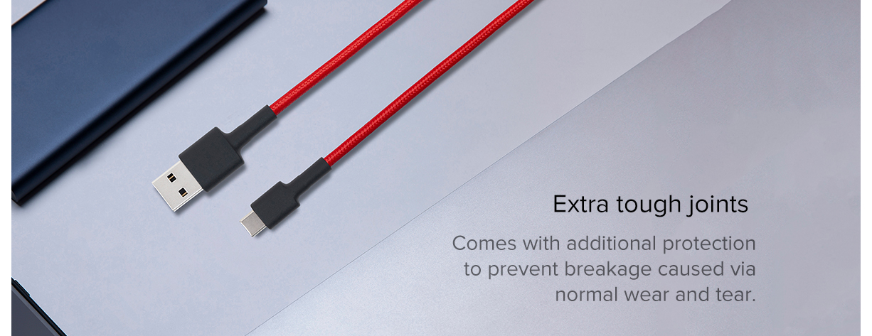 MI BRAIDED USD TYPE C CABLE 100 CM Type C | Mi Mada Store