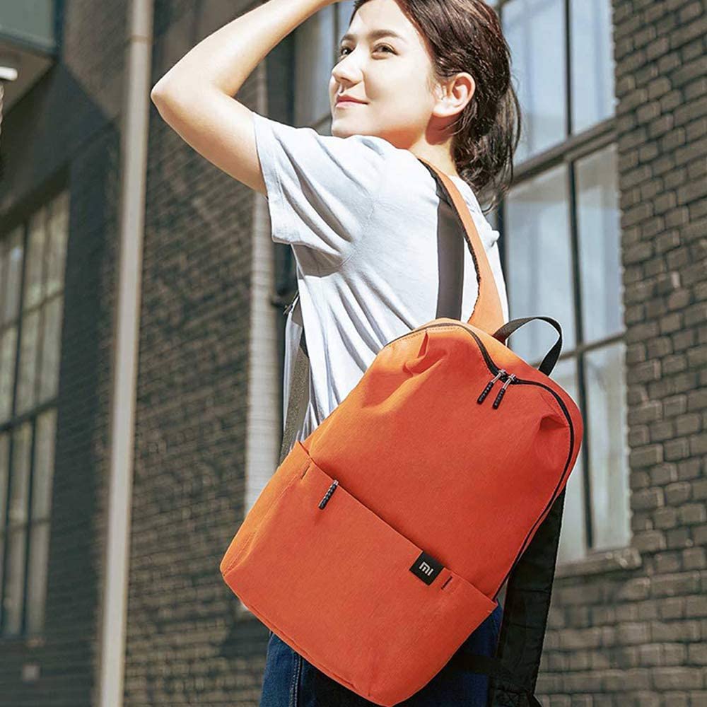 MI CASUAL DAYPACK Noir Orange | Mi Mada Store