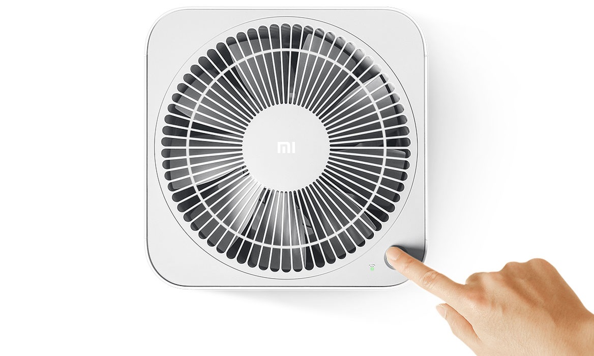Purificateur d'air Xiaomi Mi Air Purifier 2H bouton power | Mi Mada Store