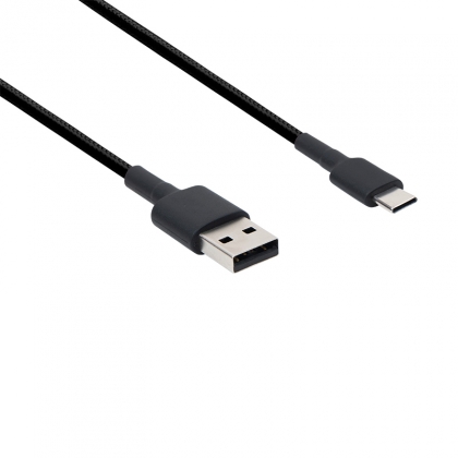 Xiaomi MI BRAIDED USD TYPE C CABLE 100 CM Noir | Mi Mada Store