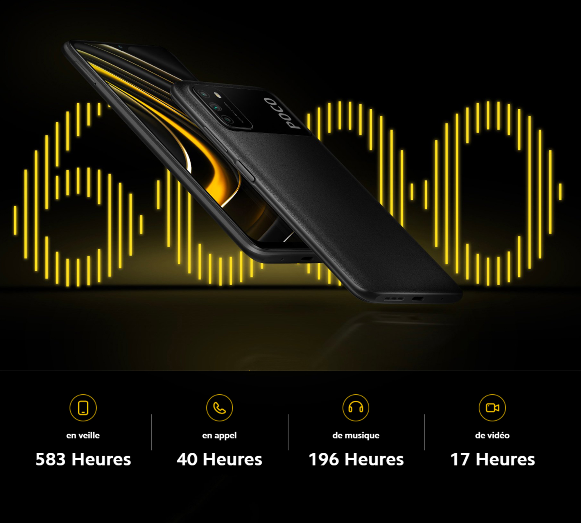 Xiaomi POCO M3 Version globale batterie Xiaomi POCO M3 Version globale batterie