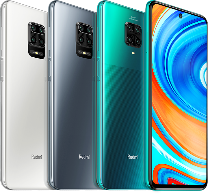 Xiaomi Redmi Note 9 Pro - 6.67 pouces - 6 Go RAM + 64 Go Stockage - 4G LTE Couleurs.png | mi-mada.store